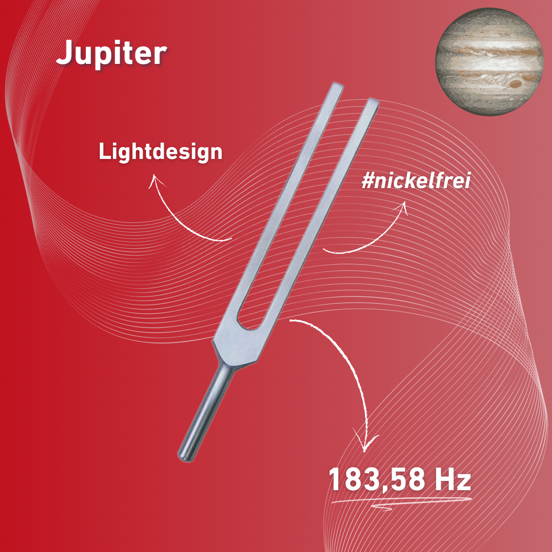 Stimmgabel Jupiter Lightdesign 183,58 Hz | Art.-Nr. 230024