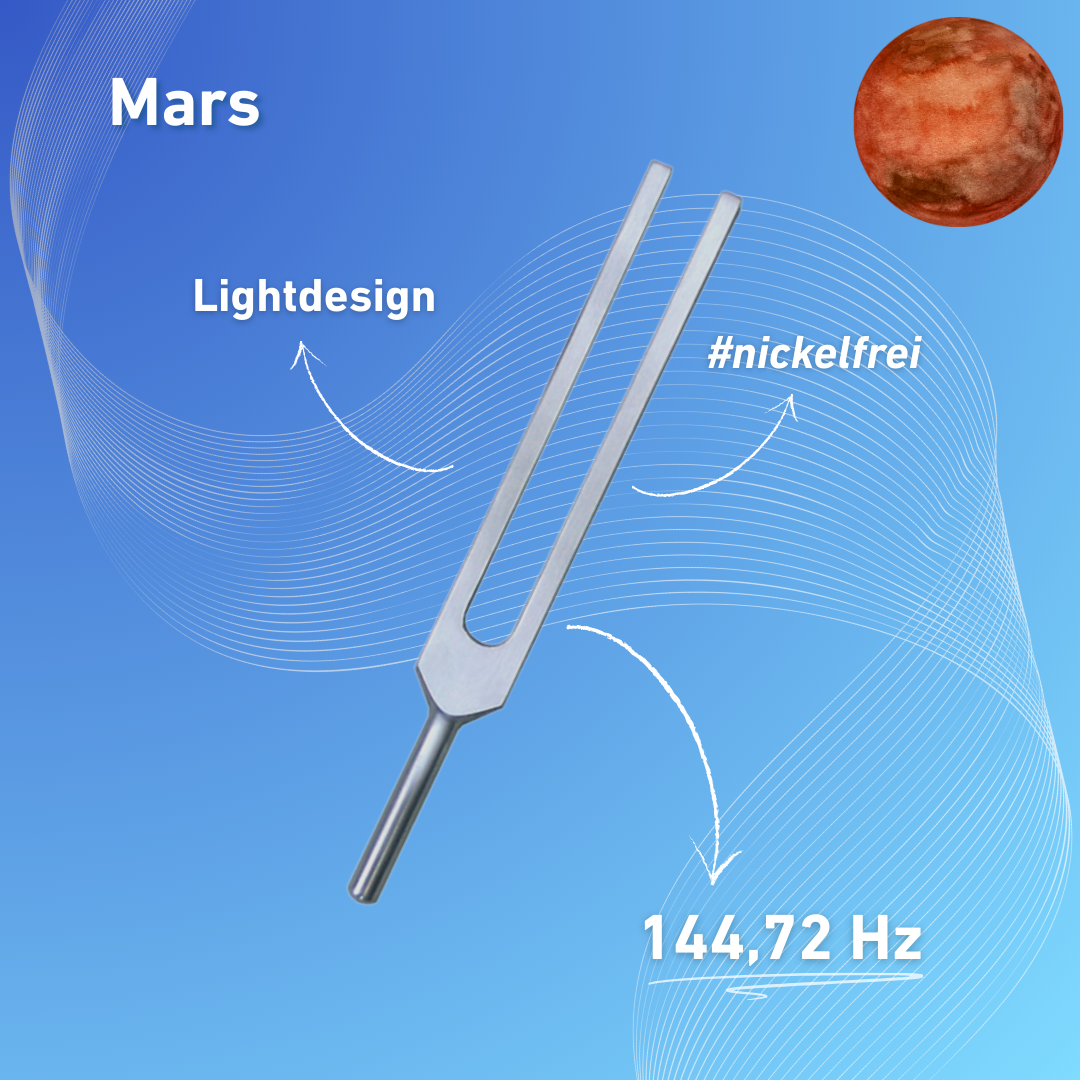 Tuning fork Mars Lightdesign 144.72 Hz | Item no. KO 144/7