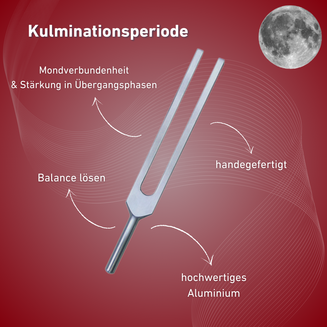 Tuning fork culmination period light design 187.61 Hz | Item no. KO 187/aluminium