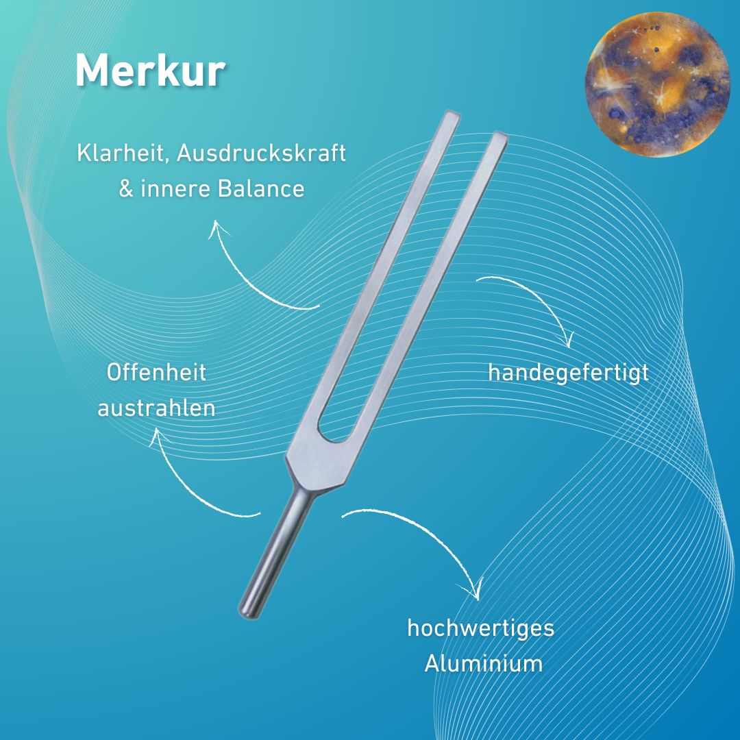 Tuning fork Merkur Lightdesign 141.27 HZ | Item No. 141/Alu