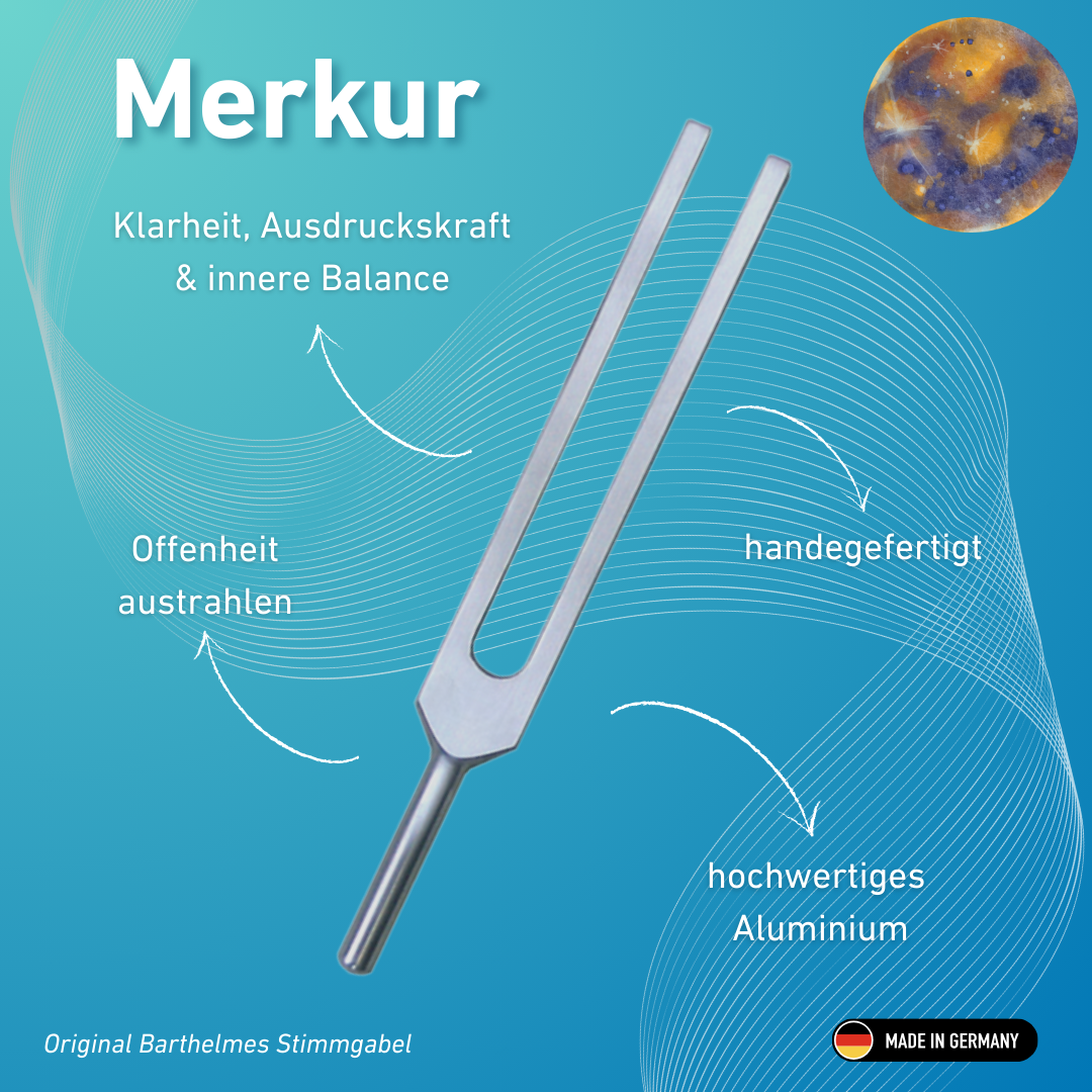 Tuning fork Merkur Lightdesign 141.27 HZ | Item No. 141/Alu