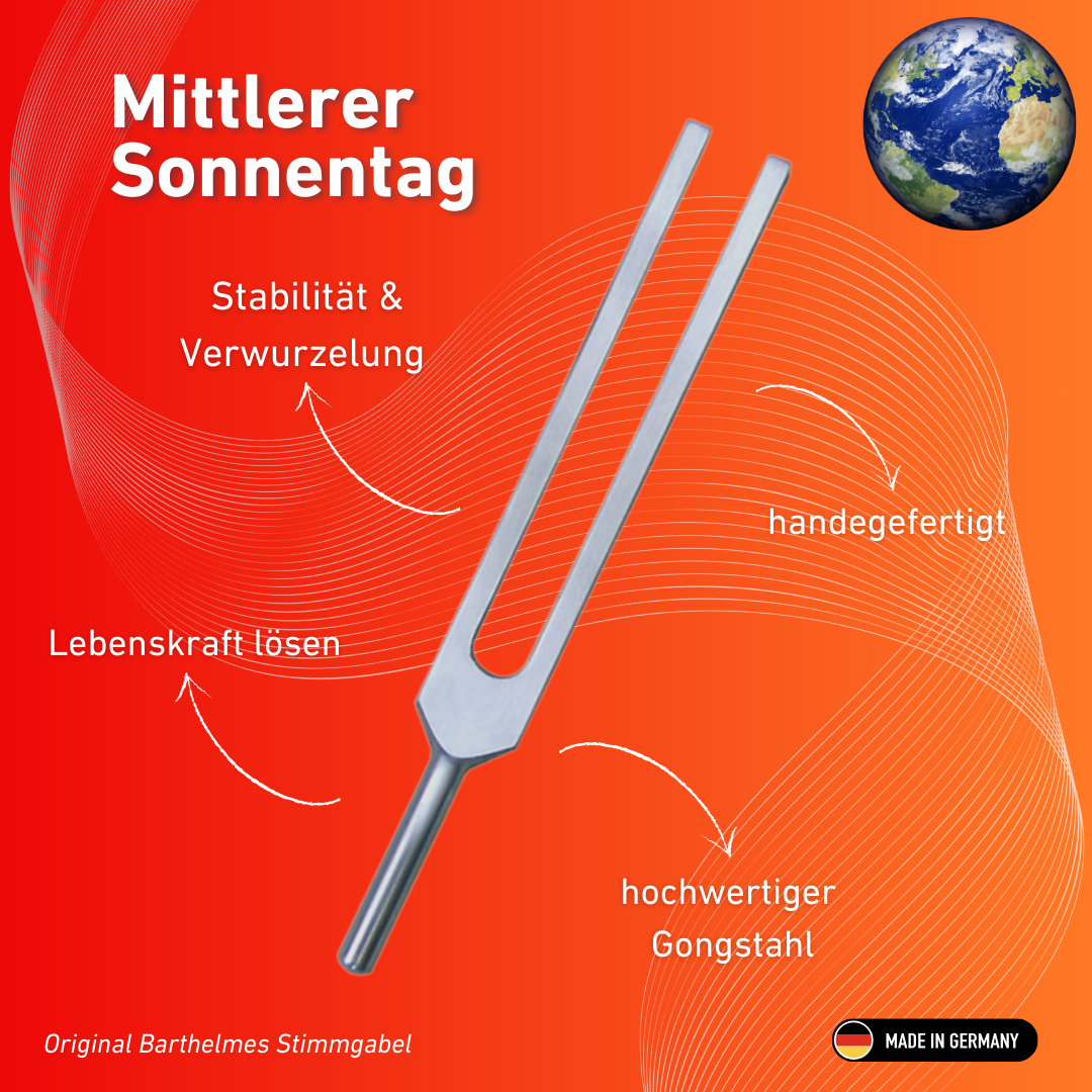 Stimmgabel Mittlerer Sonnentag Lightdesign 194,18 Hz | Art.-Nr. 230027