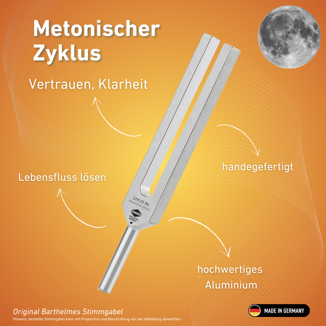 Stimmgabel Metonischer Zyklus Lightdesign 229,22 Hz | Art.-Nr. 230035