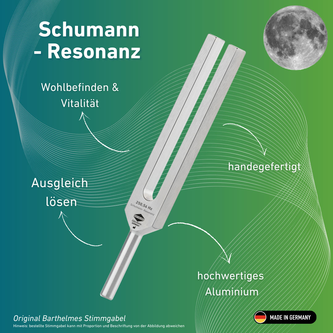 Diapason Schumann Resonance Wellness 250,56 Hz | Réf. 230039