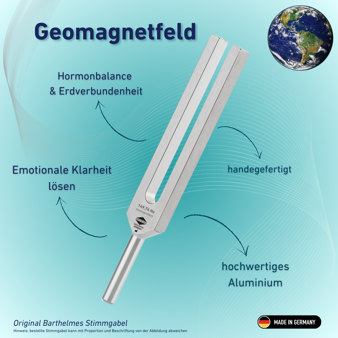Stimmgabel Geomagnetfeld Lightdesign 149,74 Hz | Art.-Nr. 230017