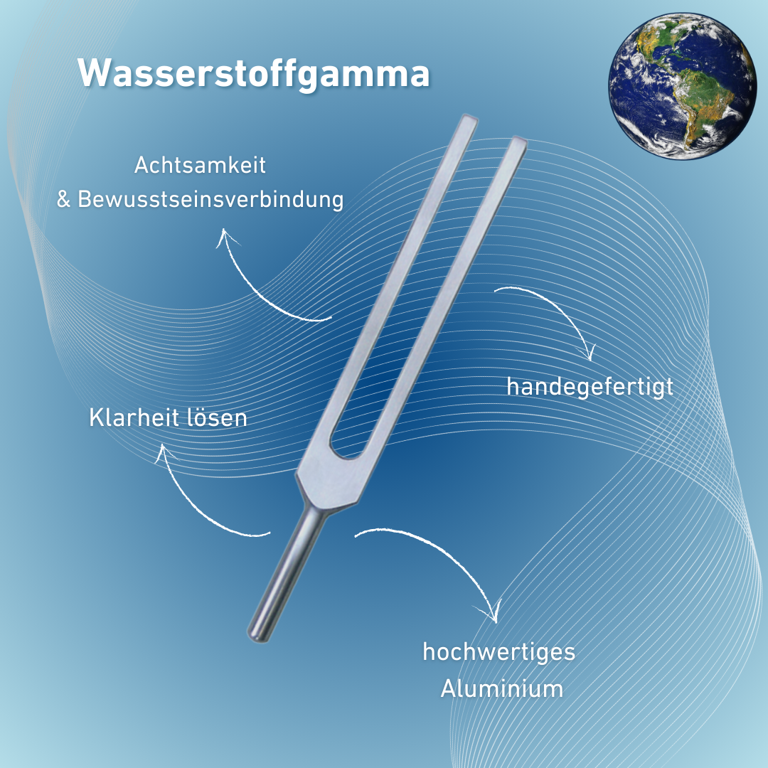 Stimmgabel Wasserstoffgamma Lightdesign 157,04 Hz | Art.-Nr. 230014