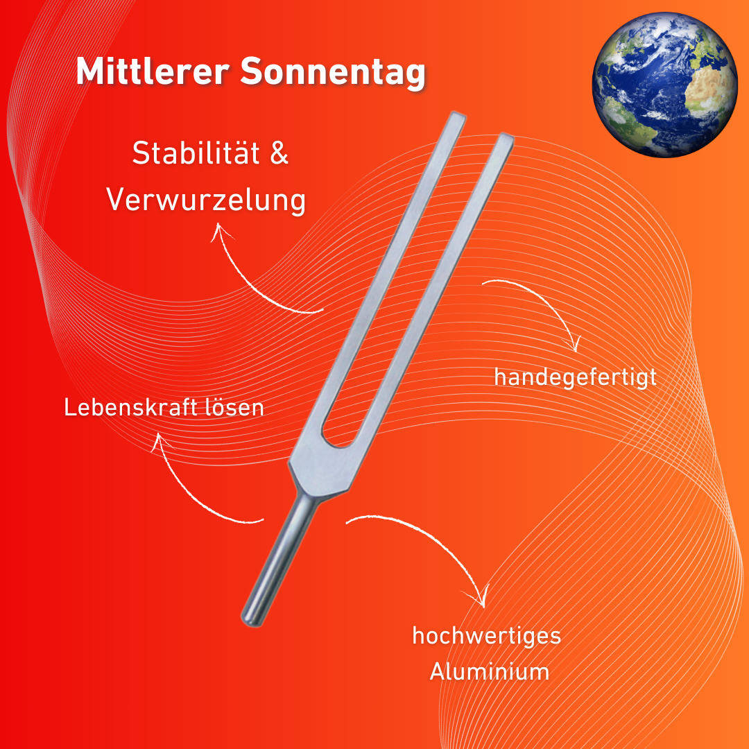 Stimmgabel Mittlerer Sonnentag Lightdesign 194,18 Hz | Art.-Nr. 230027