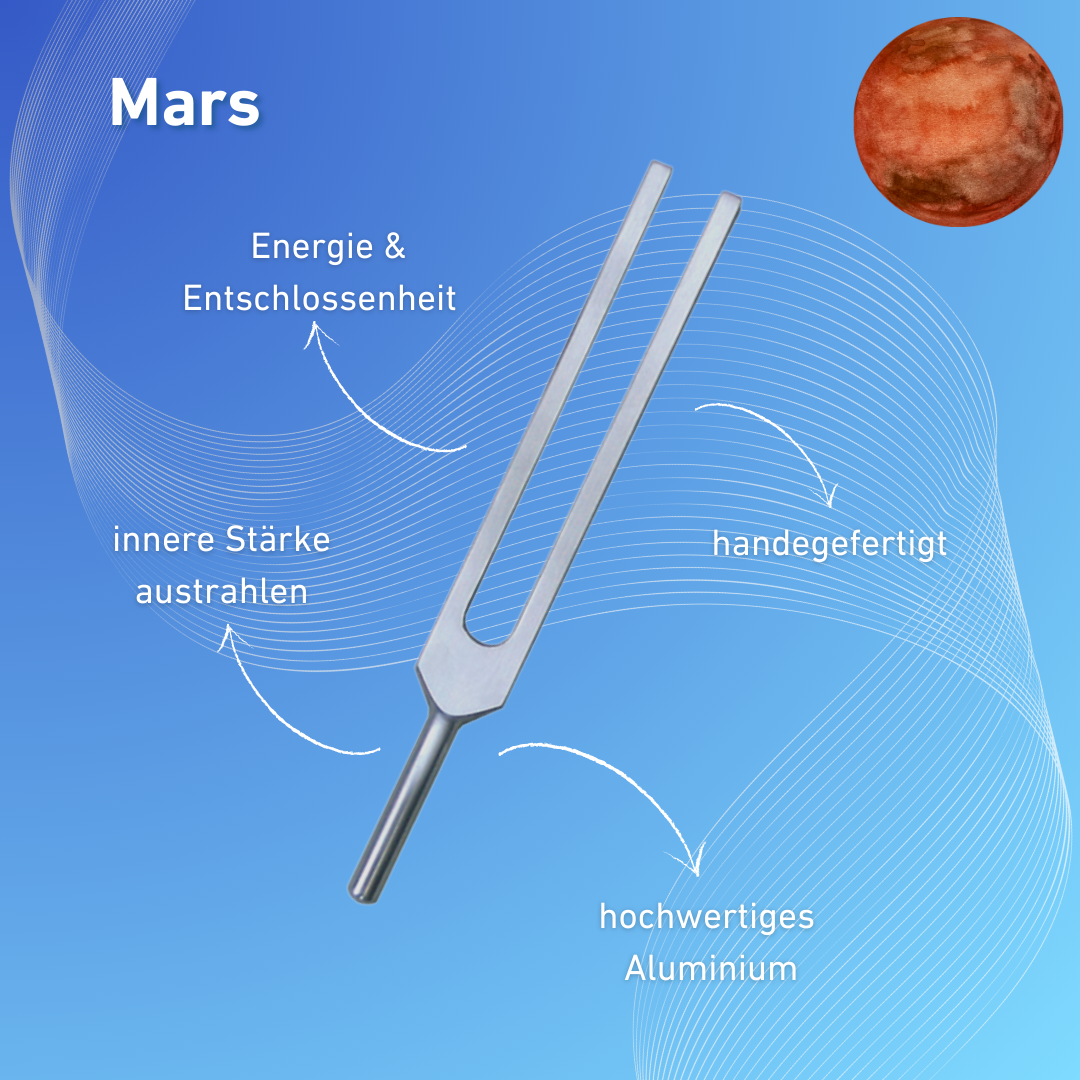 Tuning fork Mars Lightdesign 144.72 Hz | Item no. KO 144/7