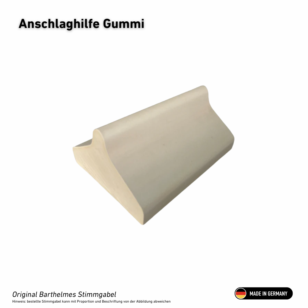 Anschlaghilfe Gummi – Elfenbein weiß