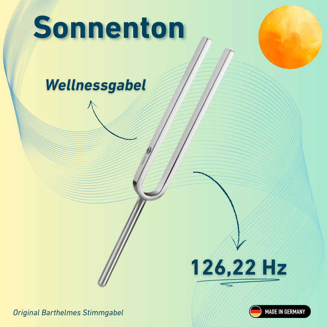 Stimmgabel Sonnenton Wellness 126,22 Hz | Art.-Nr. 220008