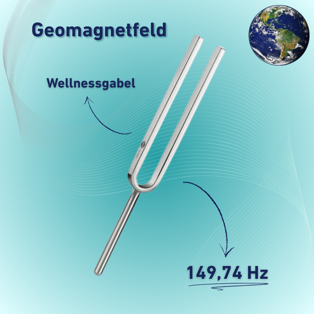 Stimmgabel Geomagnetfeld Wellness 149,74 Hz | Art.-Nr. 220023