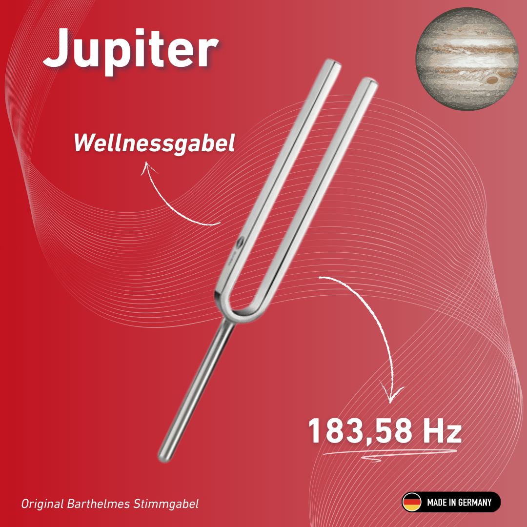 Stimmgabel Jupiter Wellness 183,58 Hz | Art.-Nr. 220040