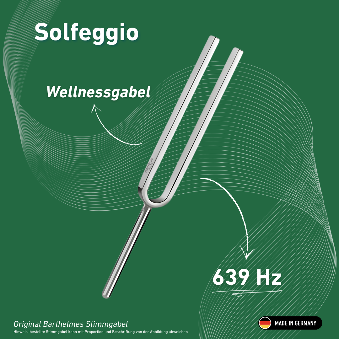 Stimmgabel Solfeggio DNA Wellness 639 HZ | Art.-Nr. 220181