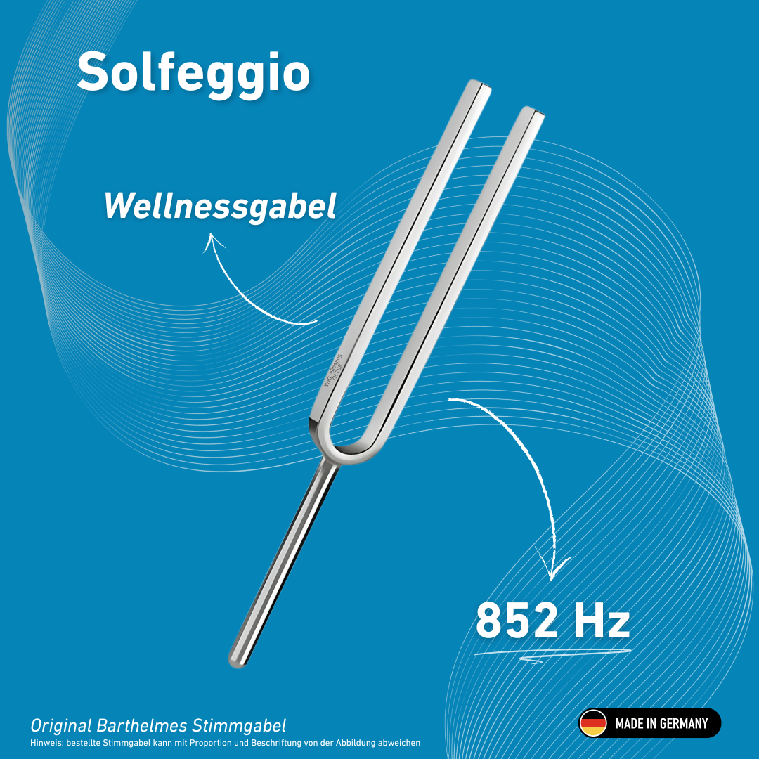 Stimmgabel Solfeggio Wellness 852 HZ | Art.-Nr. 220184