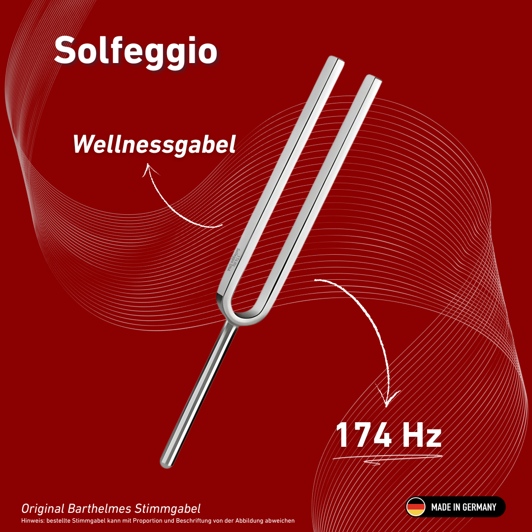 Stimmgabel Solfeggio Wellness 174 Hz | Art.-Nr. 220164