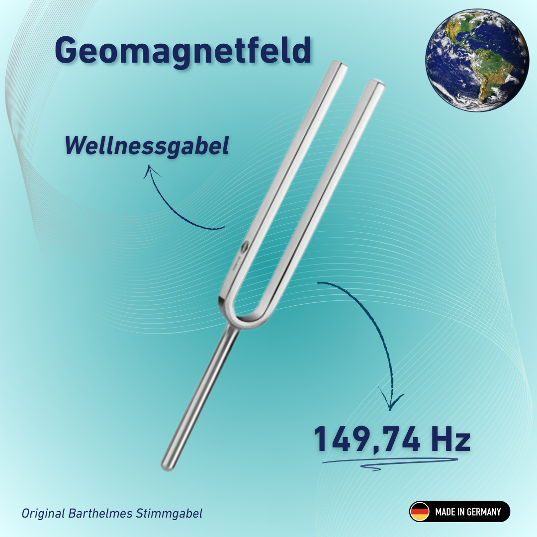 Stimmgabel Geomagnetfeld Wellness 149,74 Hz | Art.-Nr. 220023