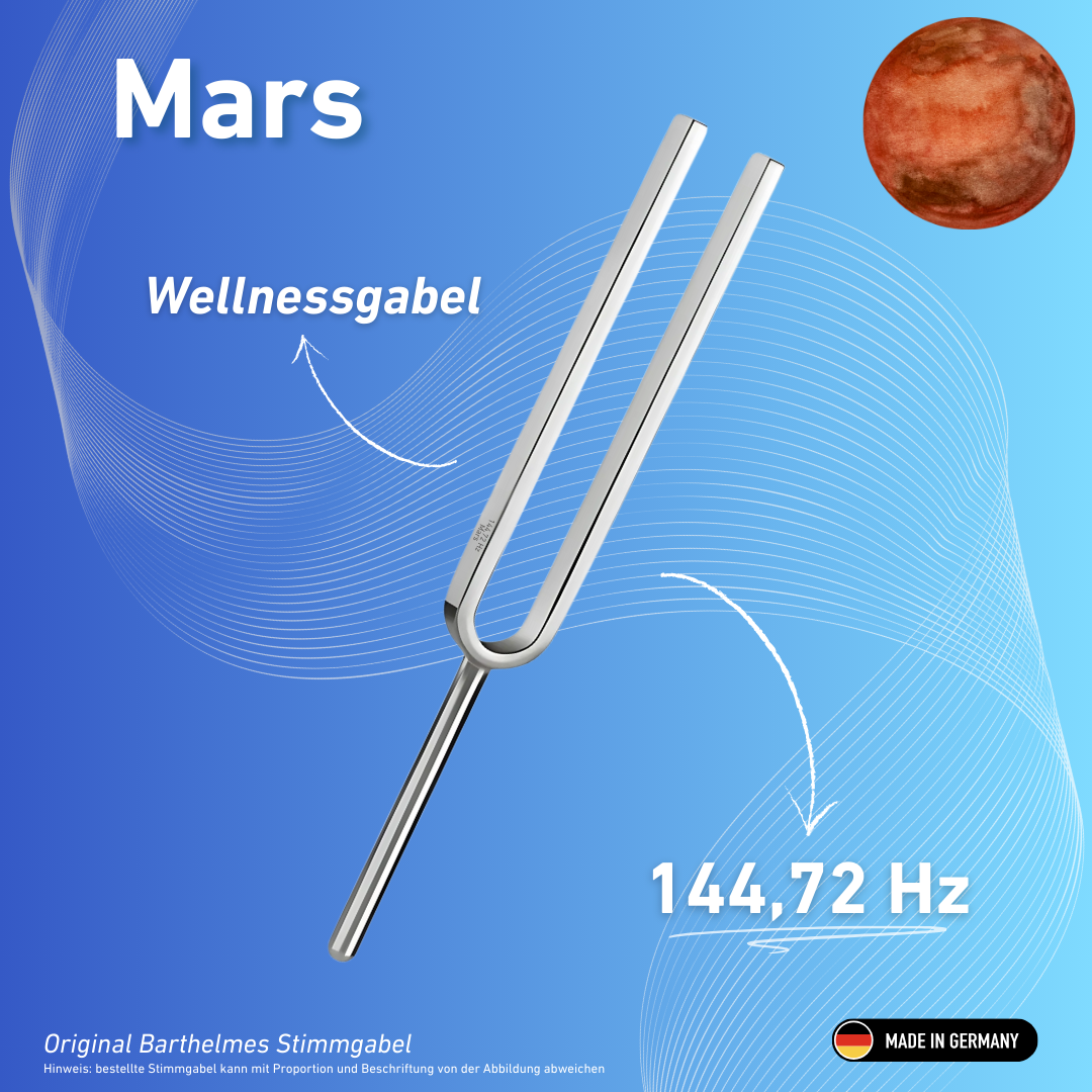 Diapason Wellness Mars 144,72 Hz | Référence 220020