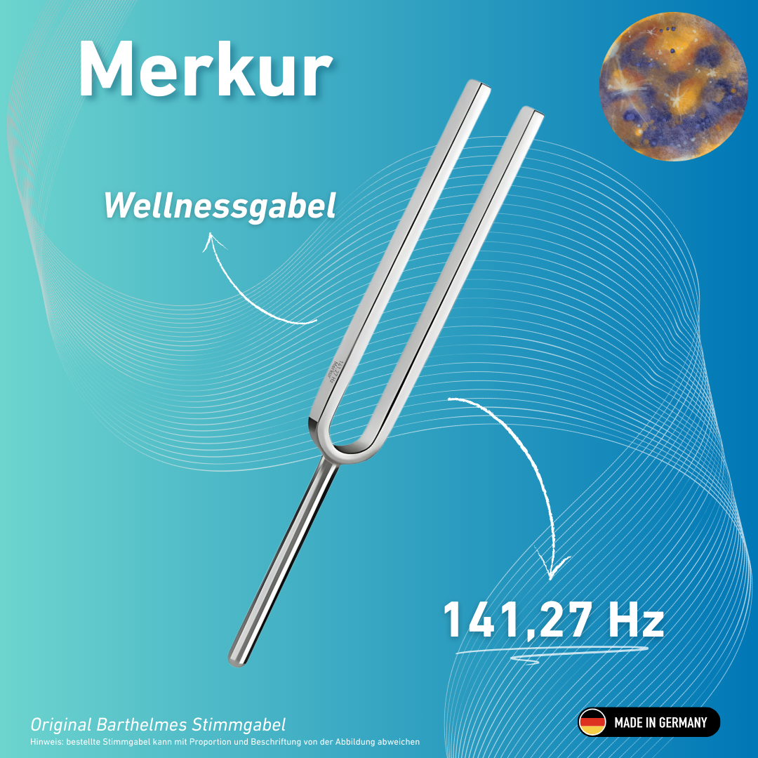 Diapason Merkur Wellness 141,27 Hz | Réf. 220018