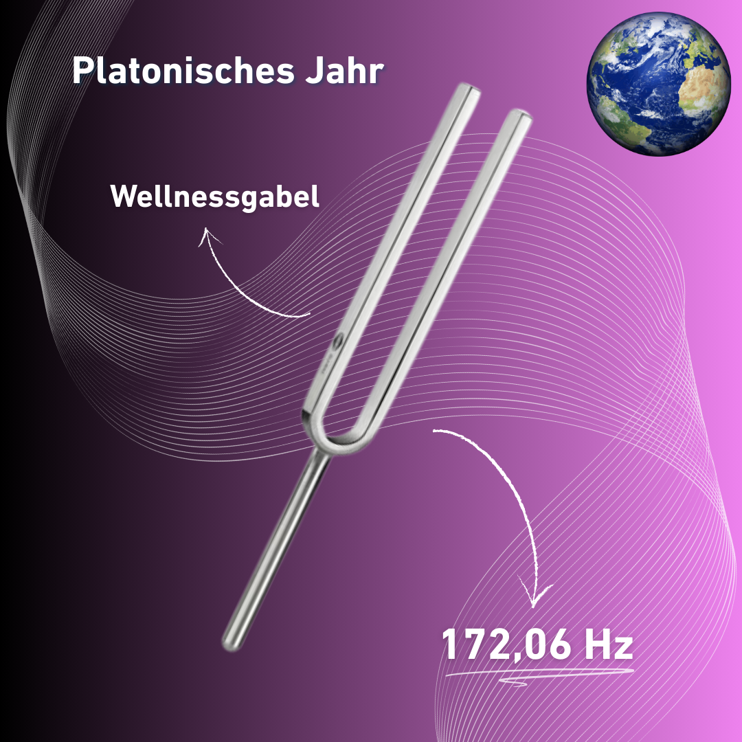 Stimmgabel Platonisches Jahr Wellness 172,06 Hz | Art.-Nr. 220036