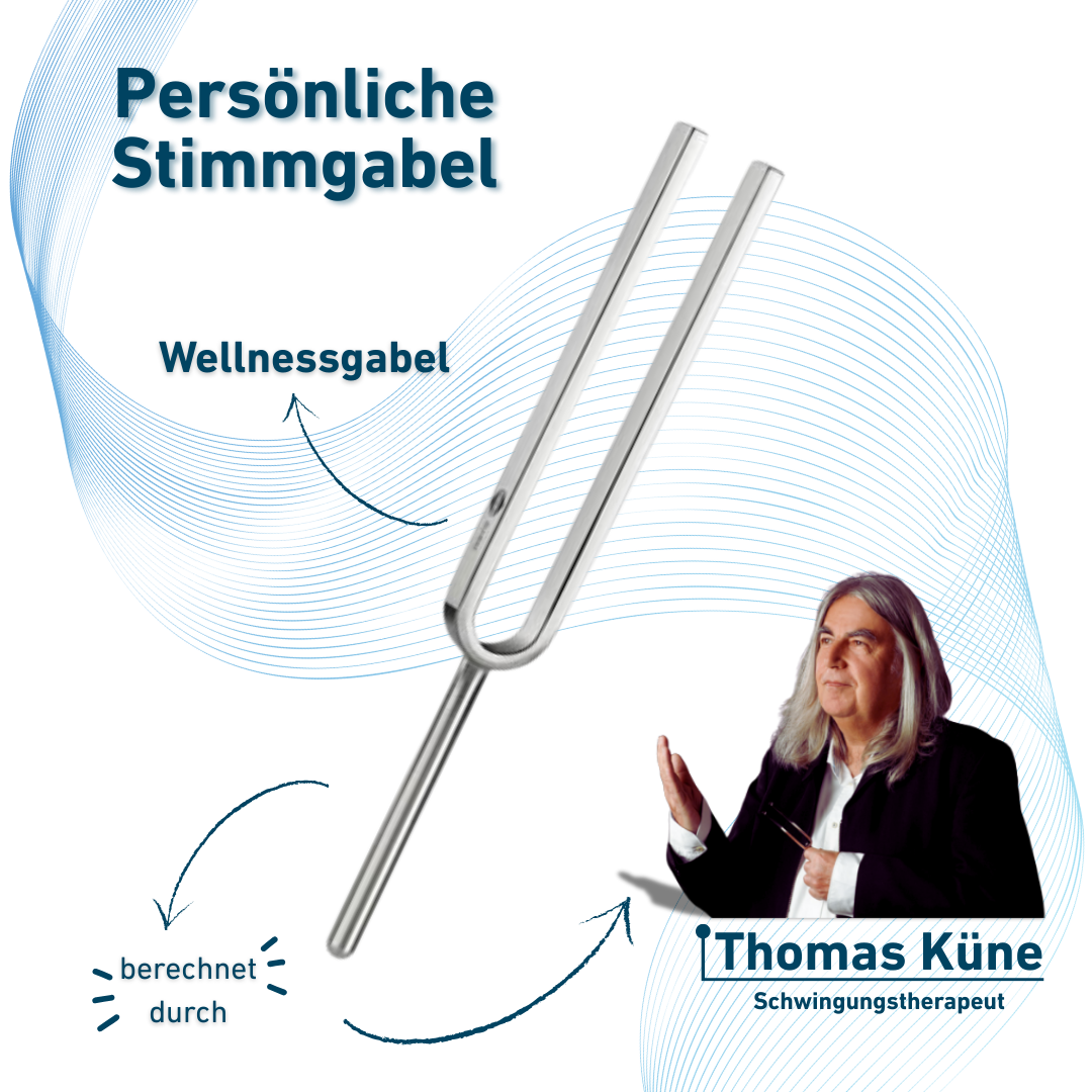 Persönliche Stimmgabel Wellness nach Thomas Kühne KO/7-PSG