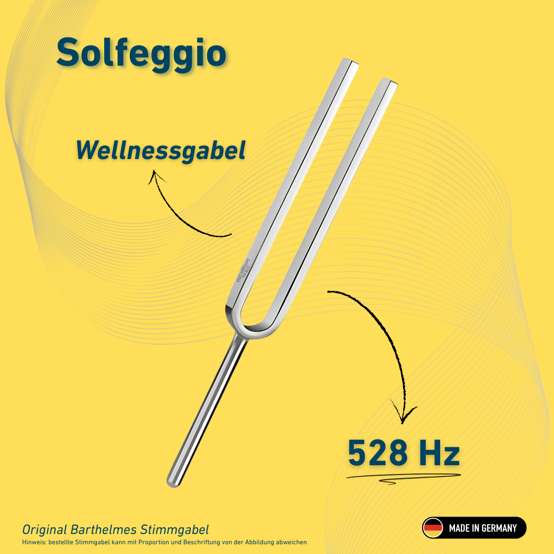 Stimmgabel Solfeggio Wellness 528 HZ  | Art.-Nr. 220171