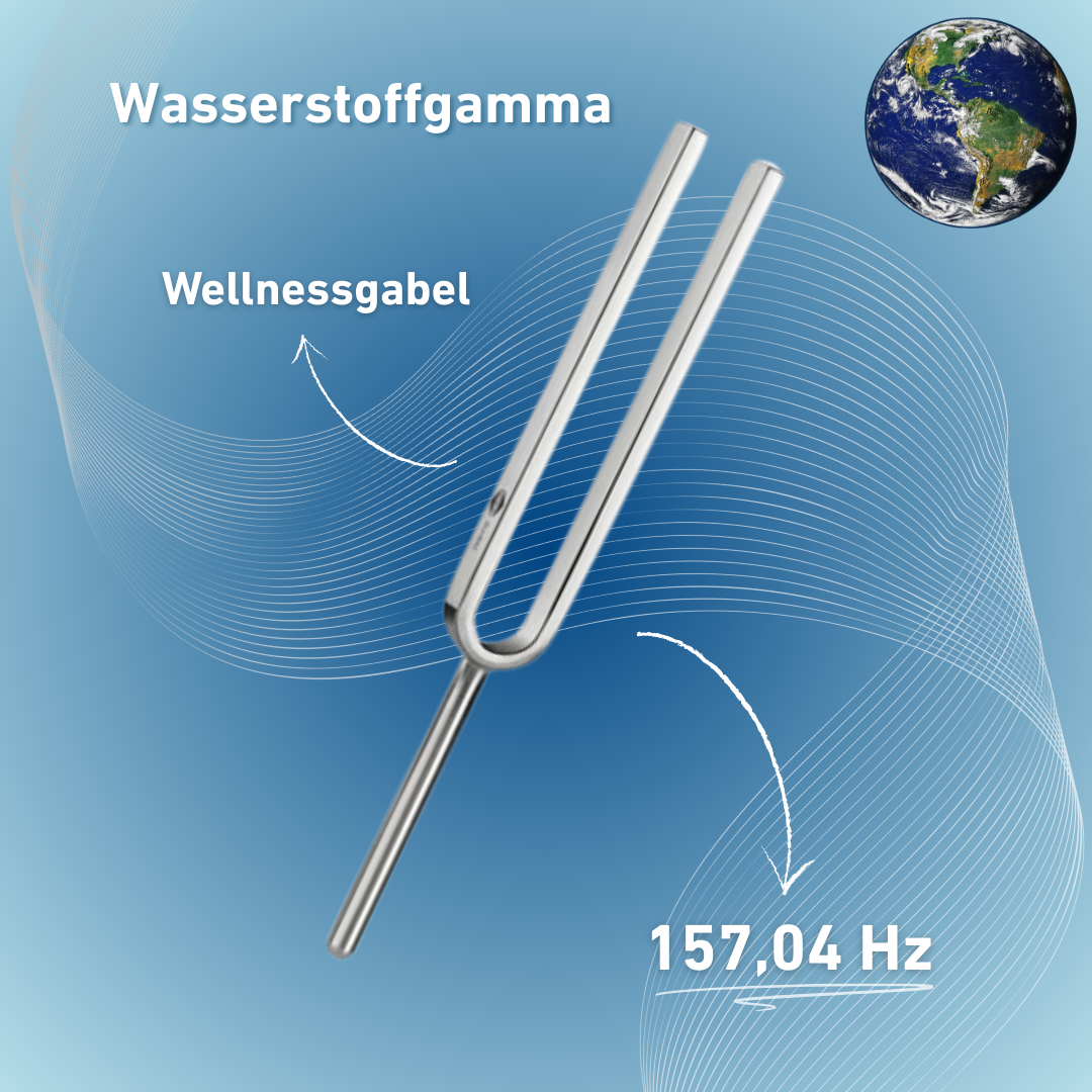 Stimmgabel Wasserstoffgamma Wellness 157,04 Hz | Art.-Nr. 220028