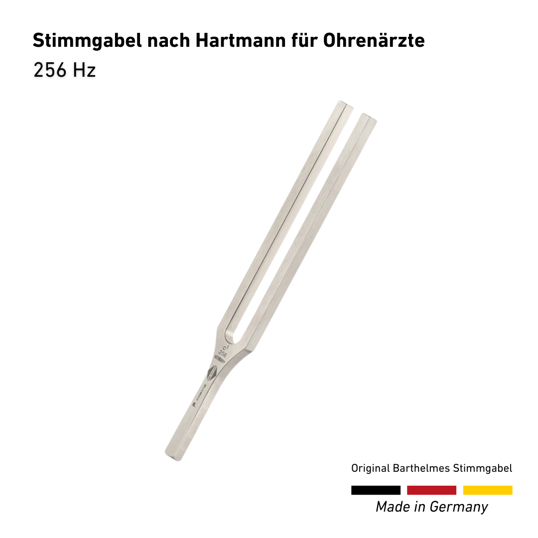 256 HZ Stimmgabel nach Hartmann für Ohrenärzte  | Art.-Nr. 110019