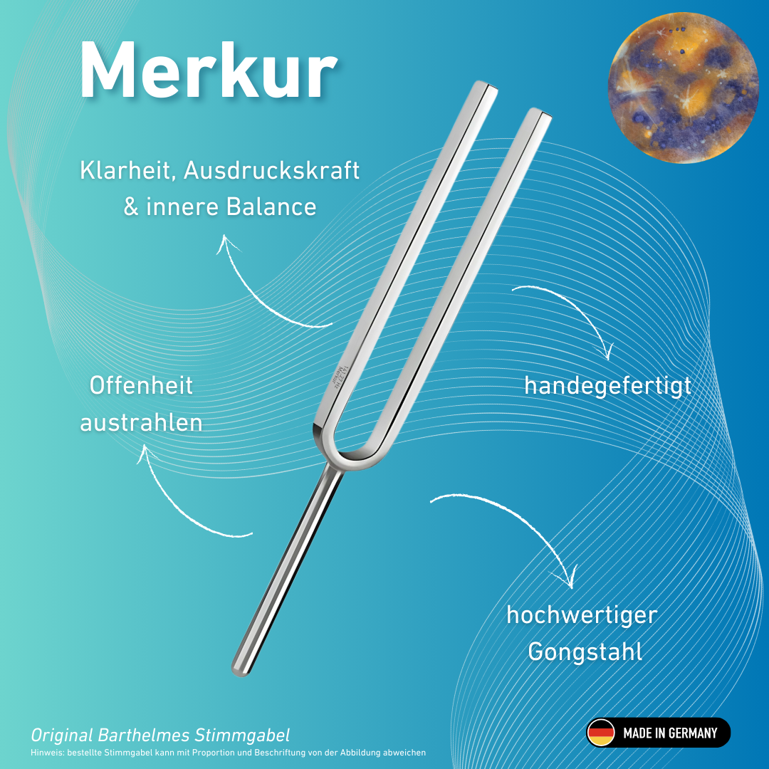 Diapason Merkur Wellness 141,27 Hz | Réf. 220018