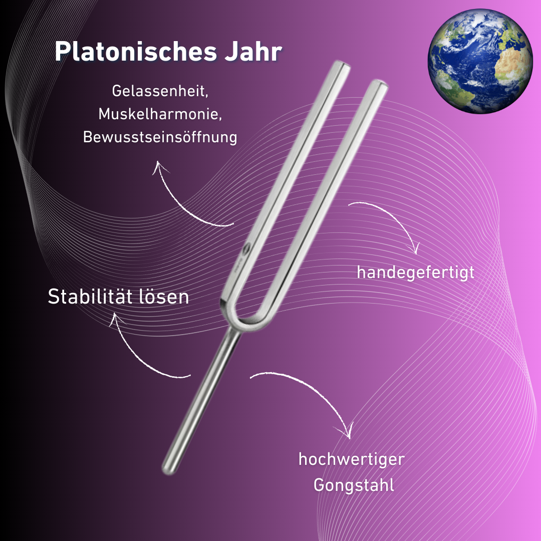 Stimmgabel Platonisches Jahr Wellness 172,06 Hz | Art.-Nr. 220036