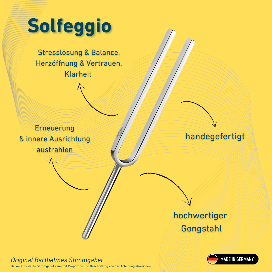 Stimmgabel Solfeggio Wellness 528 HZ  | Art.-Nr. 220171