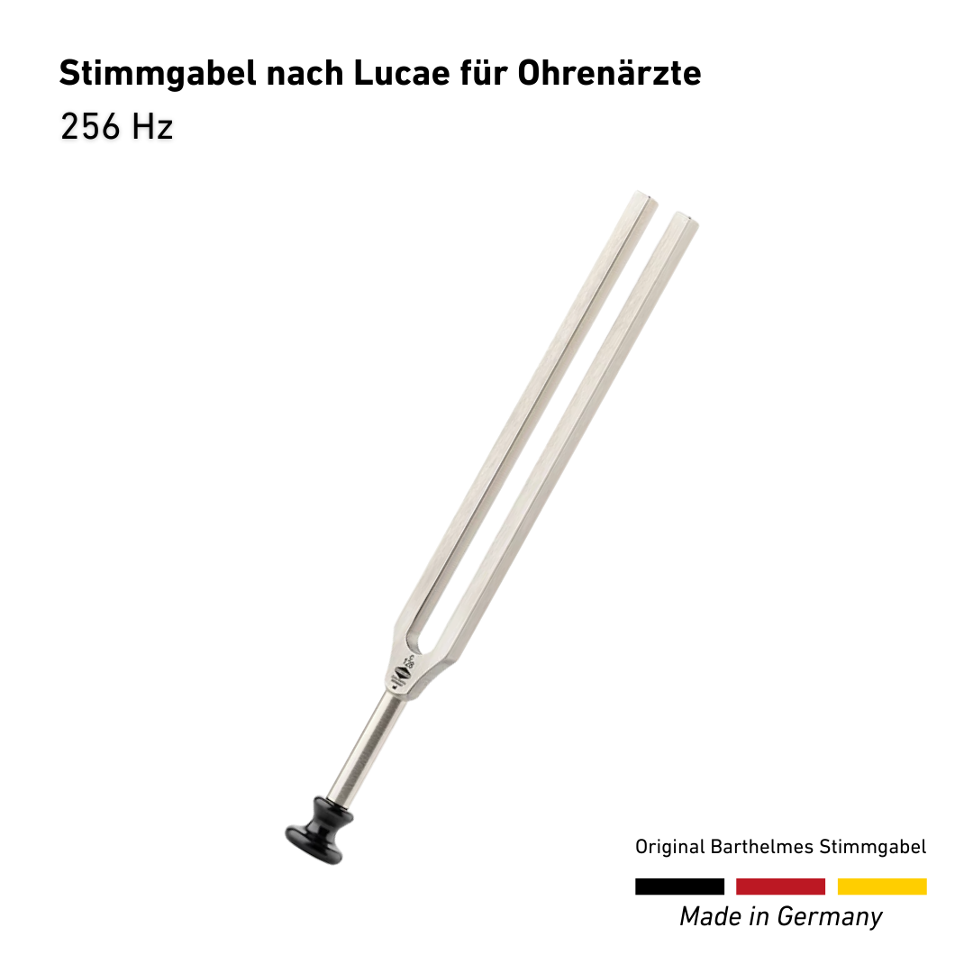 256Hz Stimmgabel nach Lucae  für Ohrenärzte   | Art.-Nr. 110026