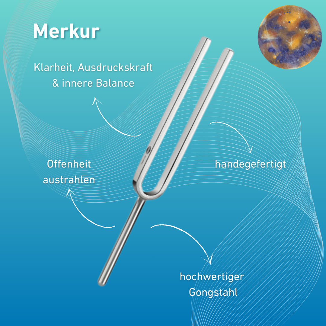 Stimmgabel Merkur Wellness 141,27 Hz | Art.-Nr. 220018