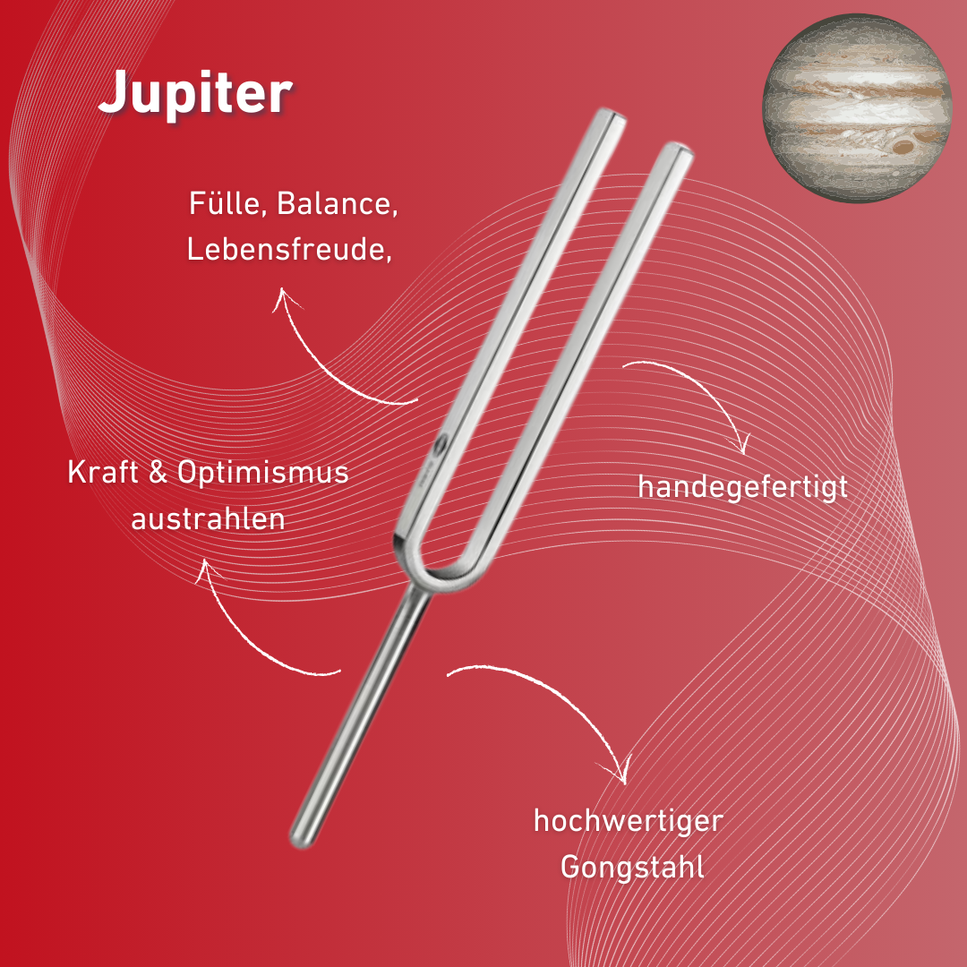Stimmgabel Jupiter Wellness 183,58 Hz | Art.-Nr. 220040