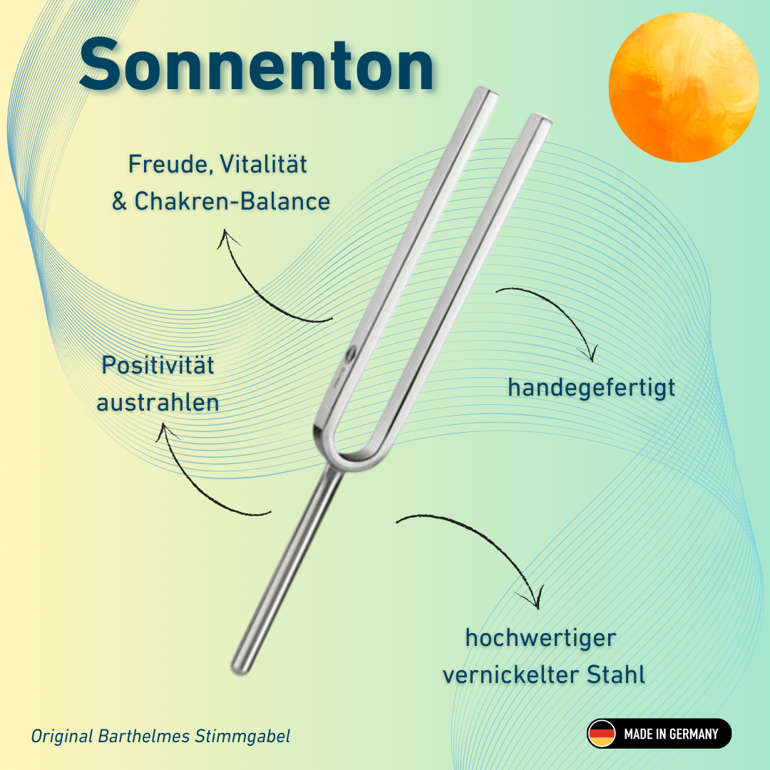 Stimmgabel Sonnenton Wellness 126,22 Hz | Art.-Nr. 220008