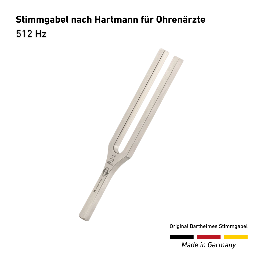 512 HZ Stimmgabel nach Hartmann für Ohrenärzte  | Art.-Nr. 110020