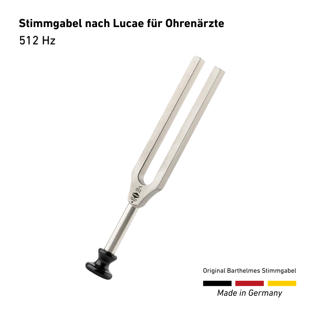512HZ Stimmgabel nach Lucae für Ohrenärzte  | Art.-Nr. 110027