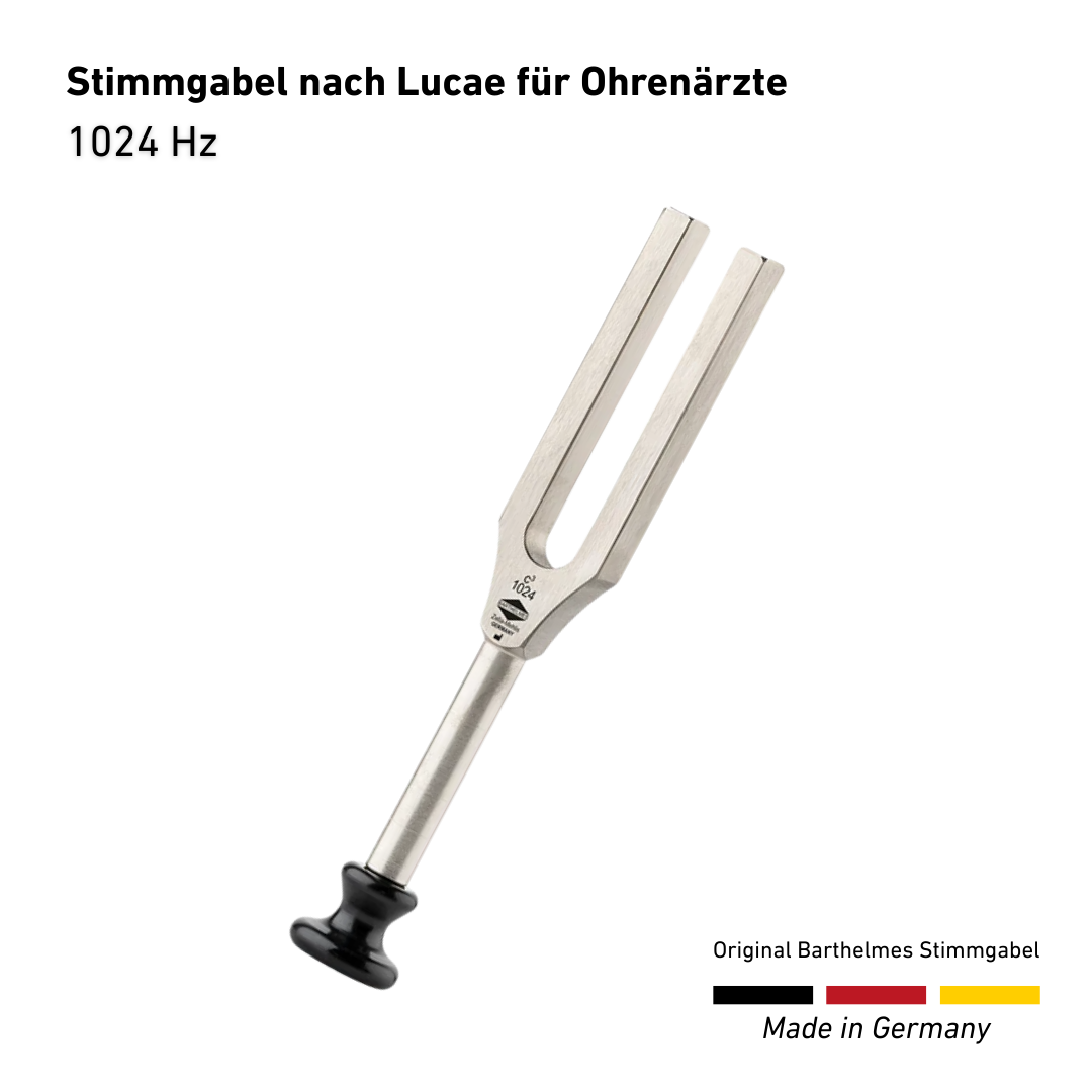 1024HZ Stimmgabel nach Lucae für Ohrenärzte | Art.-Nr. 110028