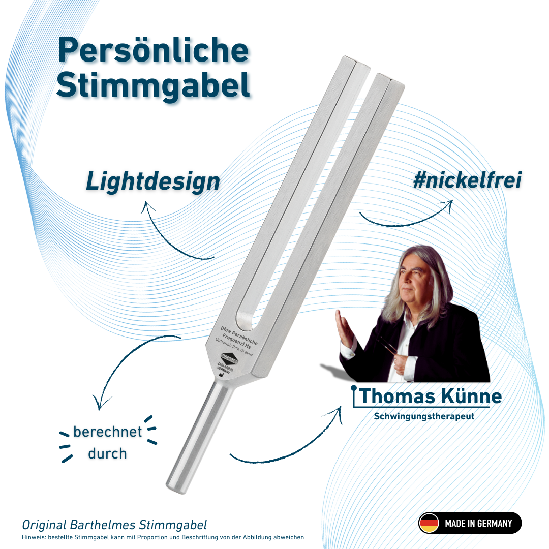 Persönliche Stimmgabel Lightdesign nach Thomas Künne | KO/Alu-PSG