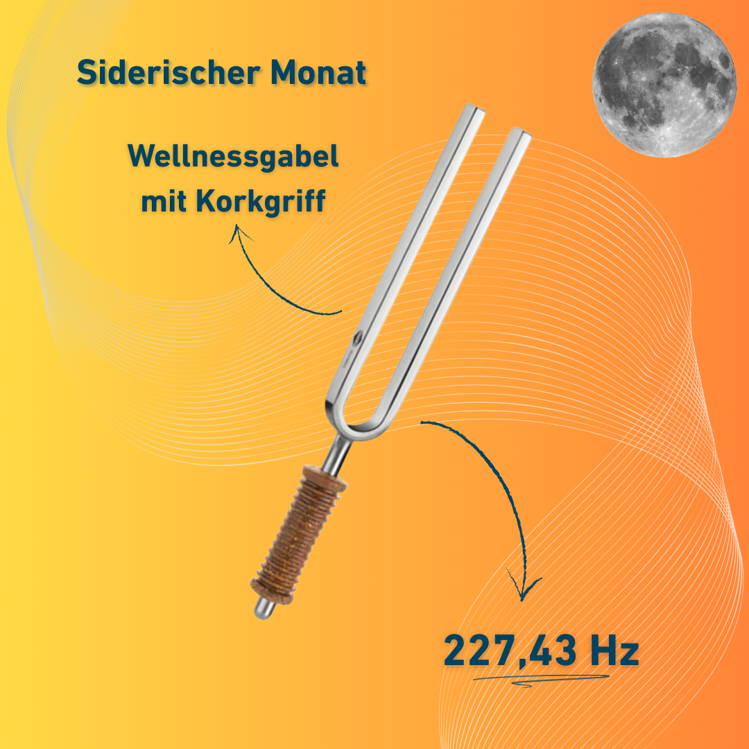 Stimmgabel Siderischer Monat Wellness  227,43 Hz  | Art.-Nr. 220060