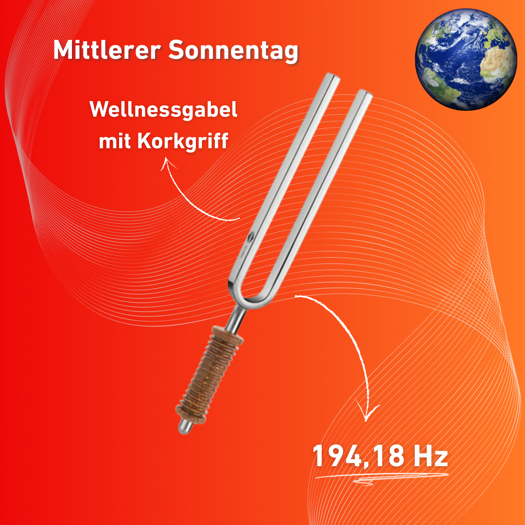 Mittlerer Sonnentag Wellness mit Korkgriff 194,18 HZ  | Art.-Nr. 220047