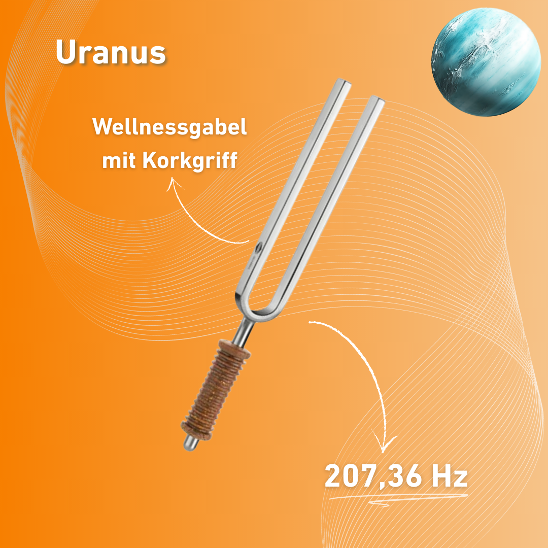 Uranus Wellness mit Korkgriff 207,36 HZ  | Art.-Nr.220045