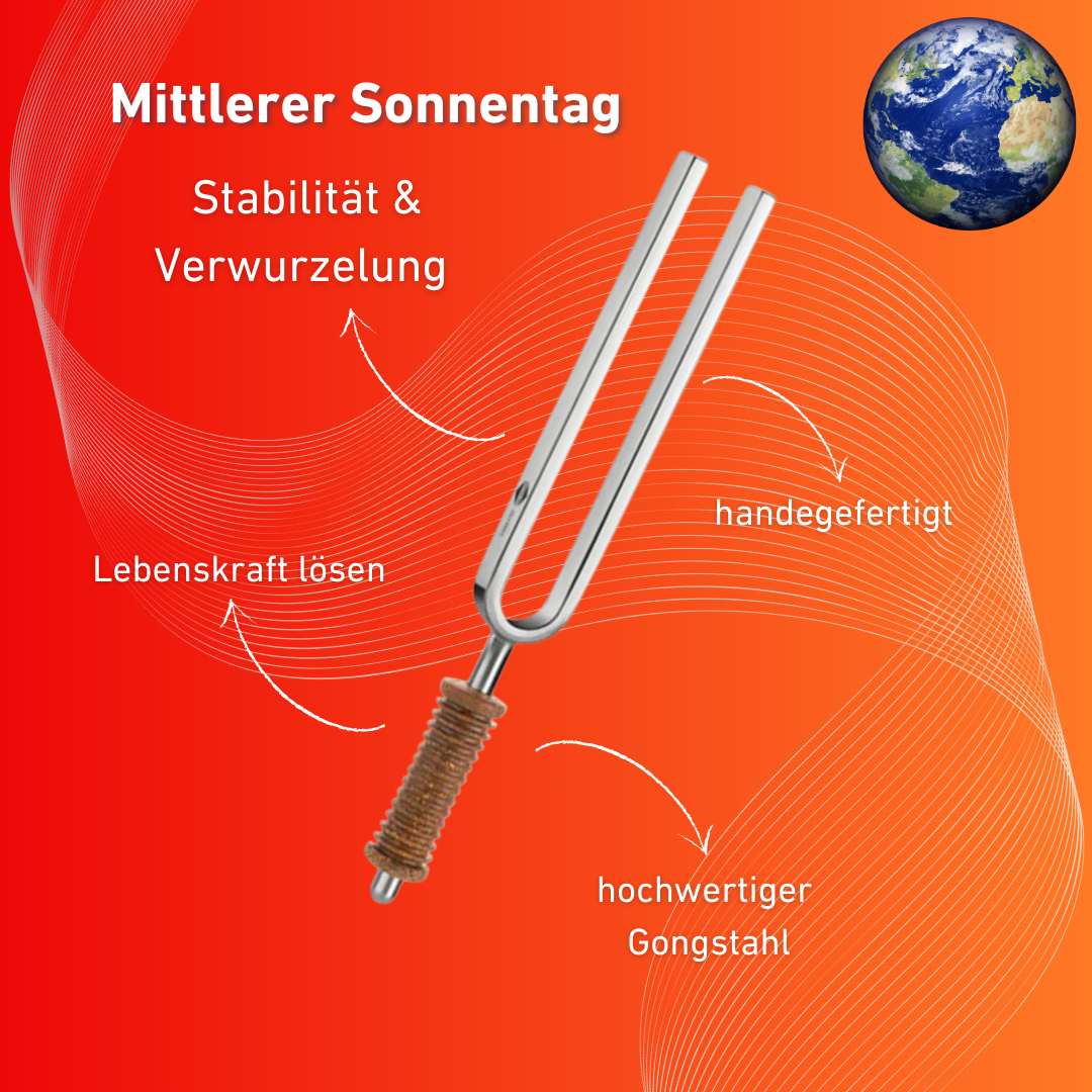 Mittlerer Sonnentag Wellness mit Korkgriff 194,18 HZ  | Art.-Nr. 220047