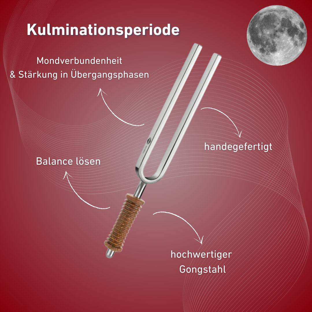Stimmgabel Kulminationsperiode Wellness mit Korkgriff 187,61 Hz | Art.-Nr. 220043