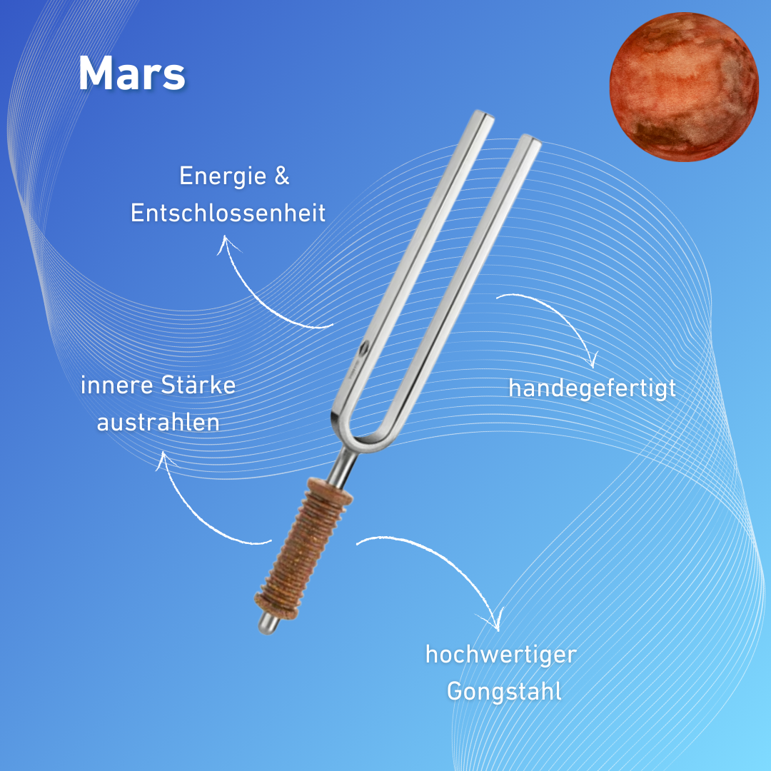 Stimmgabel Typ Wellness mit Korkgriff Mars 144,72 Hz | Art.-Nr. 220020