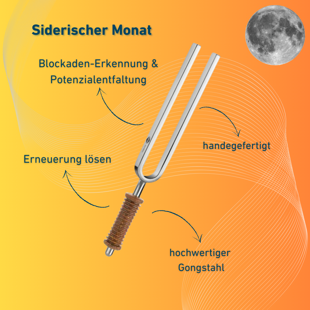 Stimmgabel Siderischer Monat Wellness  227,43 Hz  | Art.-Nr. 220060