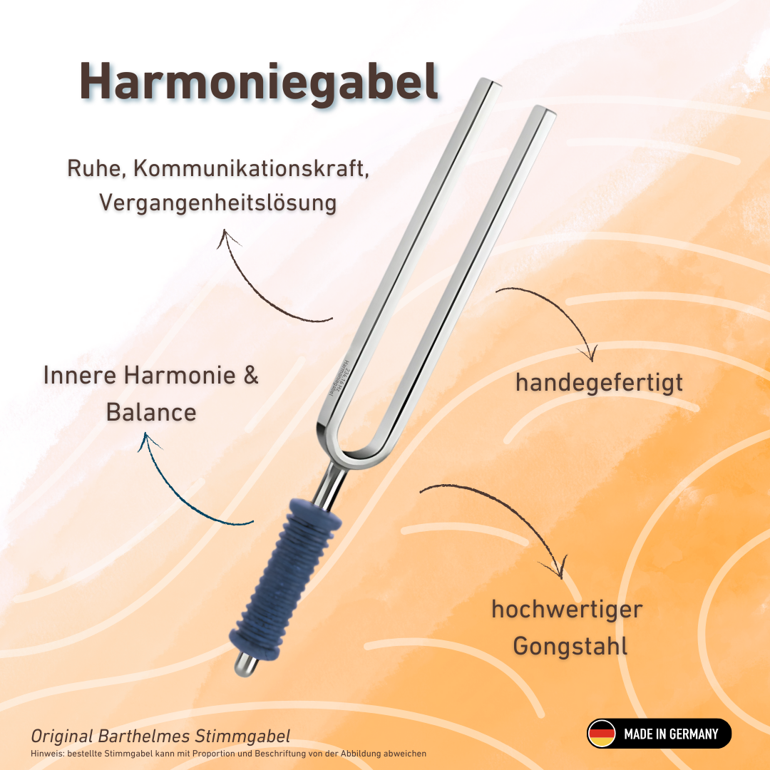 Diapason Harmonie Wellness avec manche bleu 234,16 Hz | Référence KO 234-Harmonie/7-KB