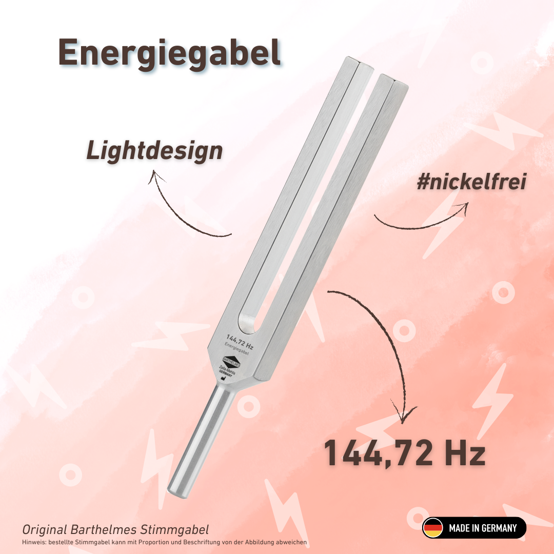 Fourche d'énergie Lightdesign 144,72 Hz | Référence KO 144-Energy/Aluminium