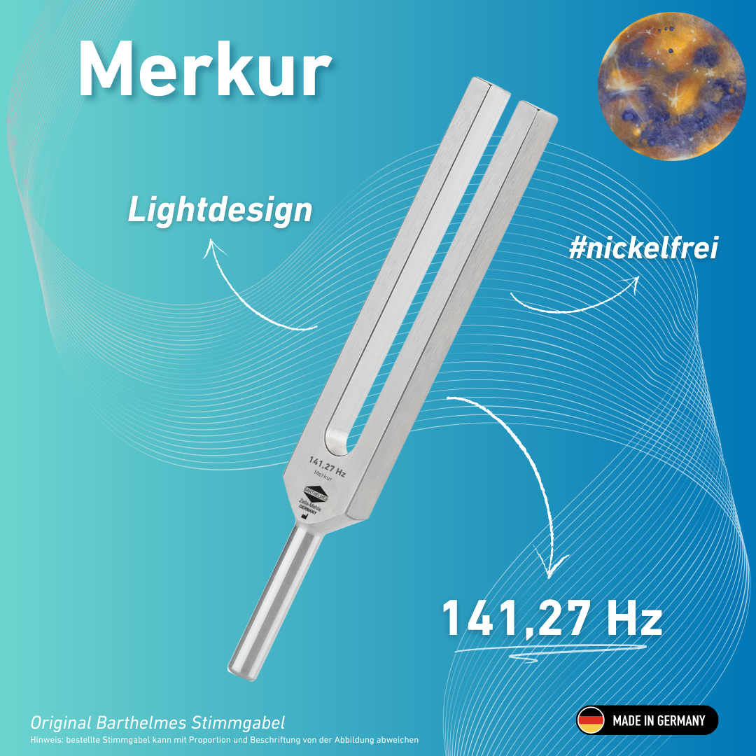 Stimmgabel Merkur Lightdesign 141,27 HZ  | Art.-Nr. 230014