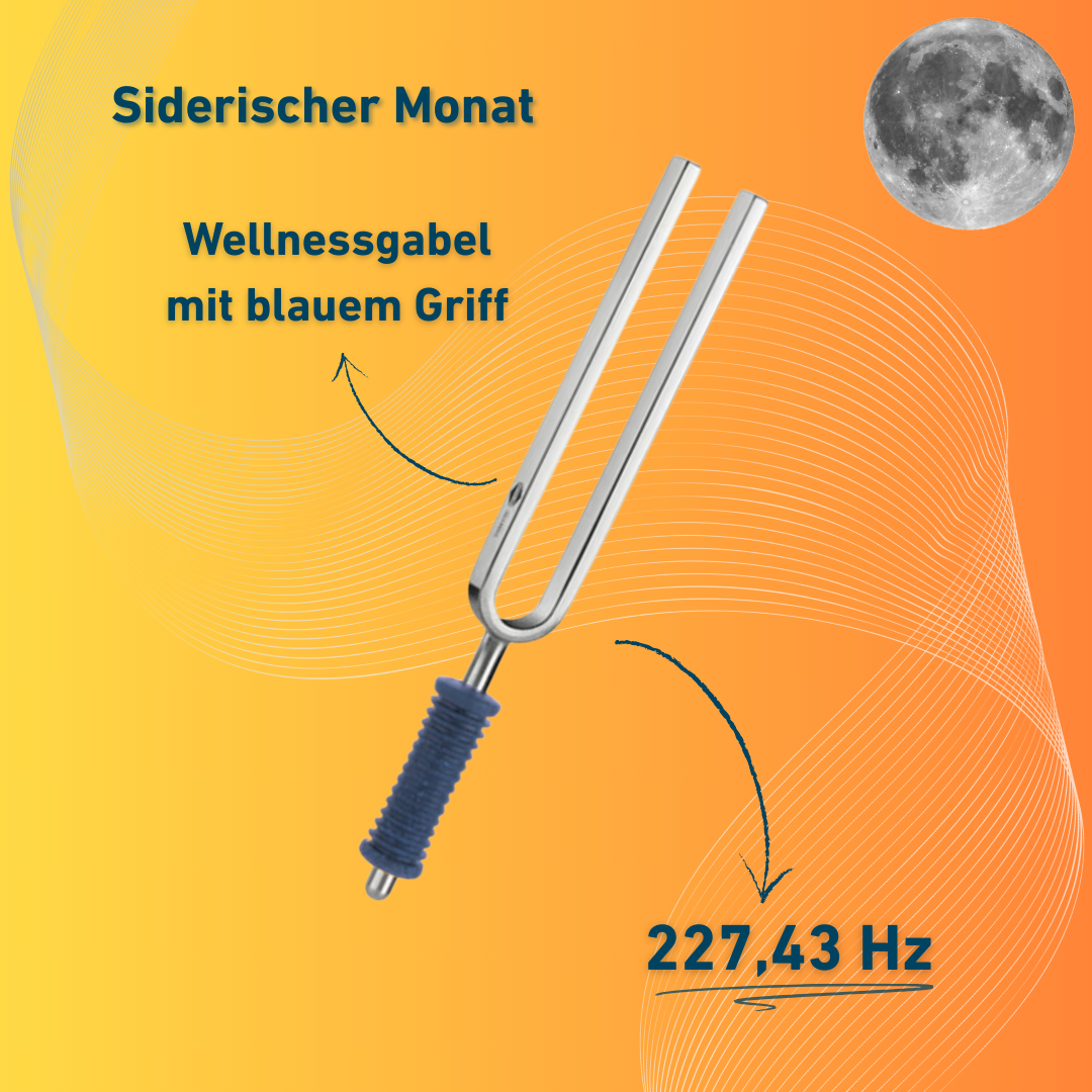 Stimmgabel Siderischer Monat Wellness  227,43 Hz  | Art.-Nr. 220140