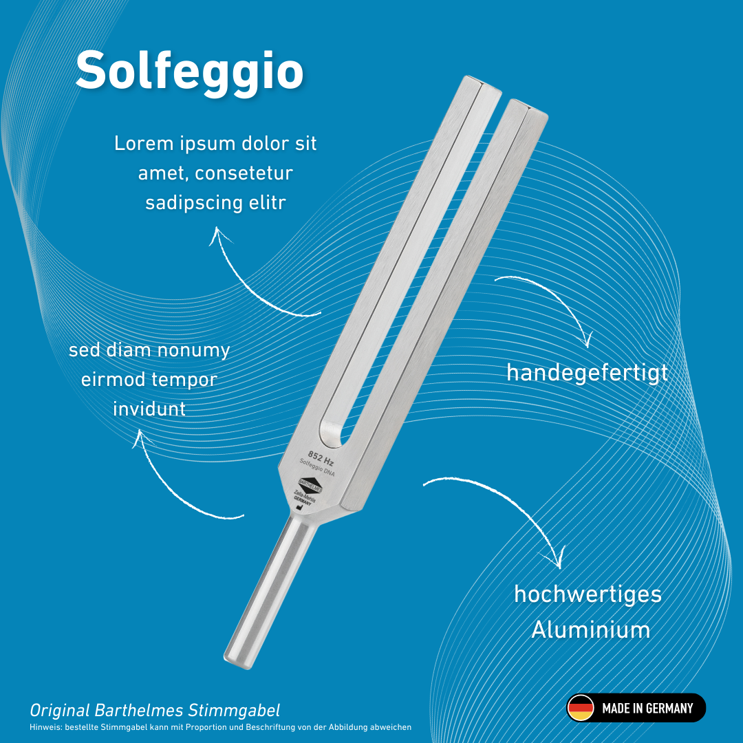 Stimmgabel Solfeggio Lightdesign 852 HZ | Art.-Nr. 230049